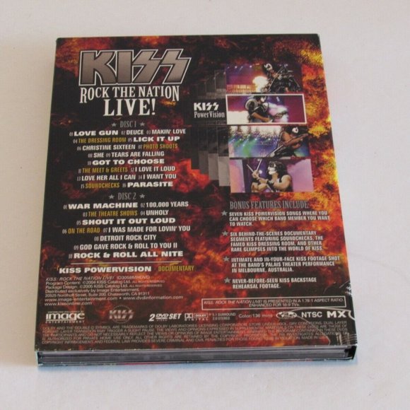 KISS Rock The Nation Live DVD 2005 2-Disc Set Region 0 NTSC MX Never Played - Picture 6 of 6